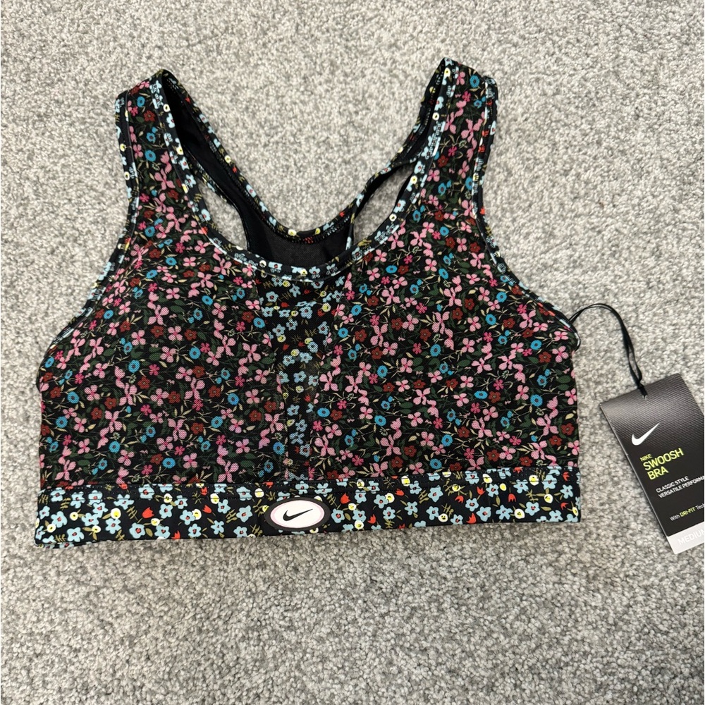 Nike swoosh bra